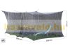 XXL mosquito net, 300 x 500 x 250 cm, black