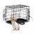 S kutya macska nyúl kisállat hordozó ketrec hordozható mobil