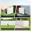 Kültéri takarófal hőszivattyú takaró burkolat 127x127 cm klíma és kerti berendezések eltakarására 2 elemes