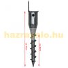 Ground screw for post Fence post with 48 cm ground dowel Collapsible post support base with 1 tab