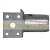 Ground screw for post 2 fence posts 48 cm with soil dowel Collapsible post support base with 1 tab