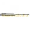 Ground screw for post 2 U-shaped fence posts with 68.5 cm ground stake Collapsible post support base with 2 tabs