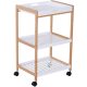 Rolling kitchen storage with removable tray 46x35x74.5 cm