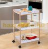 Rolling kitchen storage with removable tray 46x35x74.5 cm