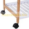 Rolling kitchen storage with removable tray 46x35x74.5 cm