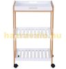 Rolling kitchen storage with removable tray 46x35x74.5 cm