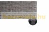 Garden storage polyrattan garden box 51x100x50 cm 170 liters gray