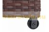 Garden storage polyrattan garden box 51x115x59 cm 250 liters brown