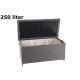 Garden storage polyrattan garden box 51x115x59 cm 250 liters gray