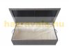 Garden storage polyrattan garden box 51x115x59 cm 250 liters gray
