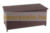 Garden storage polyrattan garden box 63x135x52 cm 320 liters