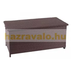 Kerti tároló polirattan kerti láda 63x135x52 cm 320 liter