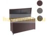 Garden storage polyrattan garden box 63x135x52 cm 320 liters