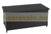 Garden storage polyrattan garden box 63x135x52 cm 320 liters black