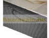 Garden storage polyrattan garden box 63x135x52 cm 320 liters black