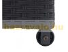 Garden storage polyrattan garden box 63x135x52 cm 320 liters black