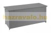 Garden storage polyrattan garden box 63x135x52 cm 320 liters gray