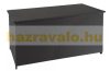 Garden storage polyrattan garden box 80x160x94 cm 950 liters black