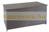 Garden storage polyrattan garden box 80x160x94 cm 950 liters gray