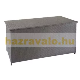   Kerti tároló polirattan kerti láda 80x160x94 cm 950 liter szürke