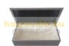 Garden storage polyrattan garden box 80x160x94 cm 950 liters gray