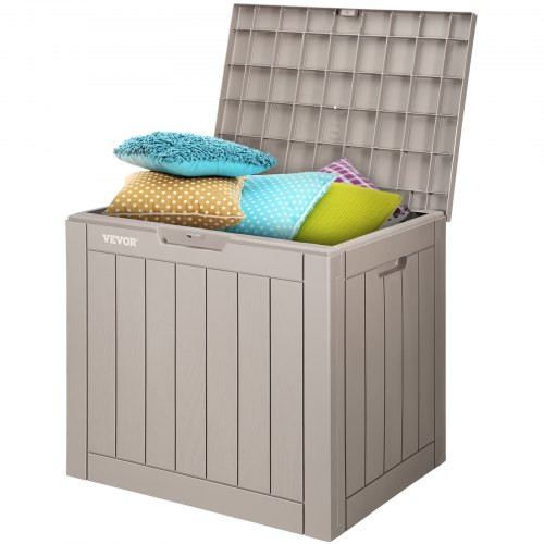 117.3L Tároló doboz PP szerszámos doboz 561x434x530mm Kültéri tároló doboz 77kg teherbírású Kerti doboz Párnás doboz Ideális sporteszközök tárolására Kerti szerszámok tárolására stb.