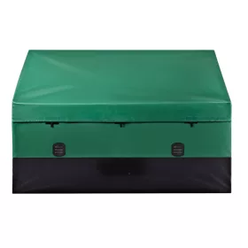   1013 literes kültéri tárolódoboz PE ponyvás vízálló kivitelben kerti párnatartó és multifunkciós nagyméretű kültéri láda