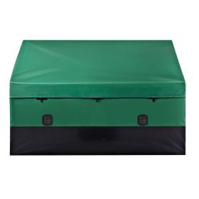  1013 literes kültéri tárolódoboz PE ponyvás vízálló kivitelben kerti párnatartó és multifunkciós nagyméretű kültéri láda