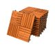 Acacia wood mosaic terrace tiles set of 11 pieces 30x30 cm balcony tiles cassette terrace covering 