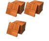 Acacia wood mosaic terrace tiles set of 33 pieces 30x30 cm balcony tiles cassette terrace covering