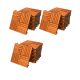 Acacia wood mosaic terrace tiles set of 33 pieces 30x30 cm balcony tiles cassette terrace covering