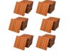 Acacia wood terrace tiles set of 66 pieces 30x30 cm balcony tiles cassette terrace covering