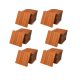 Acacia wood terrace tiles set of 66 pieces 30x30 cm balcony tiles cassette terrace covering