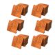 Acacia wood mosaic terrace tiles set of 66 pieces 30x30 cm balcony tiles cassette terrace covering