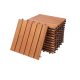 Wooden terrace tiles set of 11 pieces 30x30 cm eucalyptus wood balcony tiles cassette terrace covering 