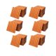 Wooden terrace tiles set of 66 pieces 30x30 cm eucalyptus wood balcony tiles cassette terrace covering