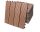 WPC cassette terrace tiles set of 11 pieces 30x30 cm classic balcony tiles Terracotta terrace tiles 