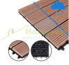 WPC cassette terrace tiles set of 11 pieces 30x30 cm classic balcony tiles Terracotta terrace tiles 