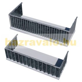   Teraszkorlát takaró belátásgátló ponyva tartós anyagból 75 cm széles 6 méter hosszú kőtégla hatású