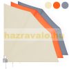 Side awning balcony terrace vertical shade 140x140 cm orange room divider windbreak sunshade