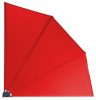 Side awning balcony terrace vertical shade 120x120 cm in red room divider windbreak sunshade 