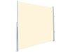 Room divider extendable screen 120x200 cm water repellent shade wind deflector windshield beige