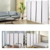 Térelválasztó 4 részes összecsukható paraván 224x45x171 cm fehér mobil térhatároló