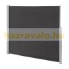 Premium partition retractable screen 300x180 cm windbreak windshield anthracite for outdoor and indoor use