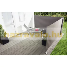 Térelválasztóhoz acél rögzítő talp antracit