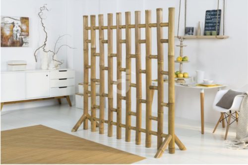 Bamboo room divider 180x180 cm natural partition can be used both indoors and outdoors