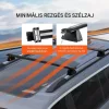 Tetőcsomagtartó keresztrúd Jeep Grand Cherokee 2011-2021 modellekhez tetőbox tartó 90 kg teherbírás, zárható kivitel