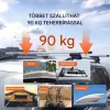 Univerzális alumínium tetőcsomagtartó keresztrúd 137 cm 90 kg teherbírású, zárható kivitel
