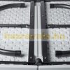 Event table foldable, folding in half waterproof 180 x 75 x 72 cm