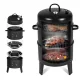 Füstölő henger Smoker grillsütő 3 az 1-ben grill füstölő sütő 3in1
